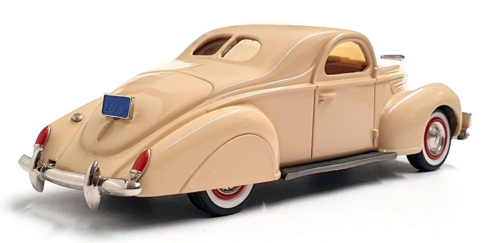 Durham Classics 1/43 Scale DC-4C - 1938 Lincoln Zephyr 2Dr Coupe - Dk Cream - Image 2 of 4
