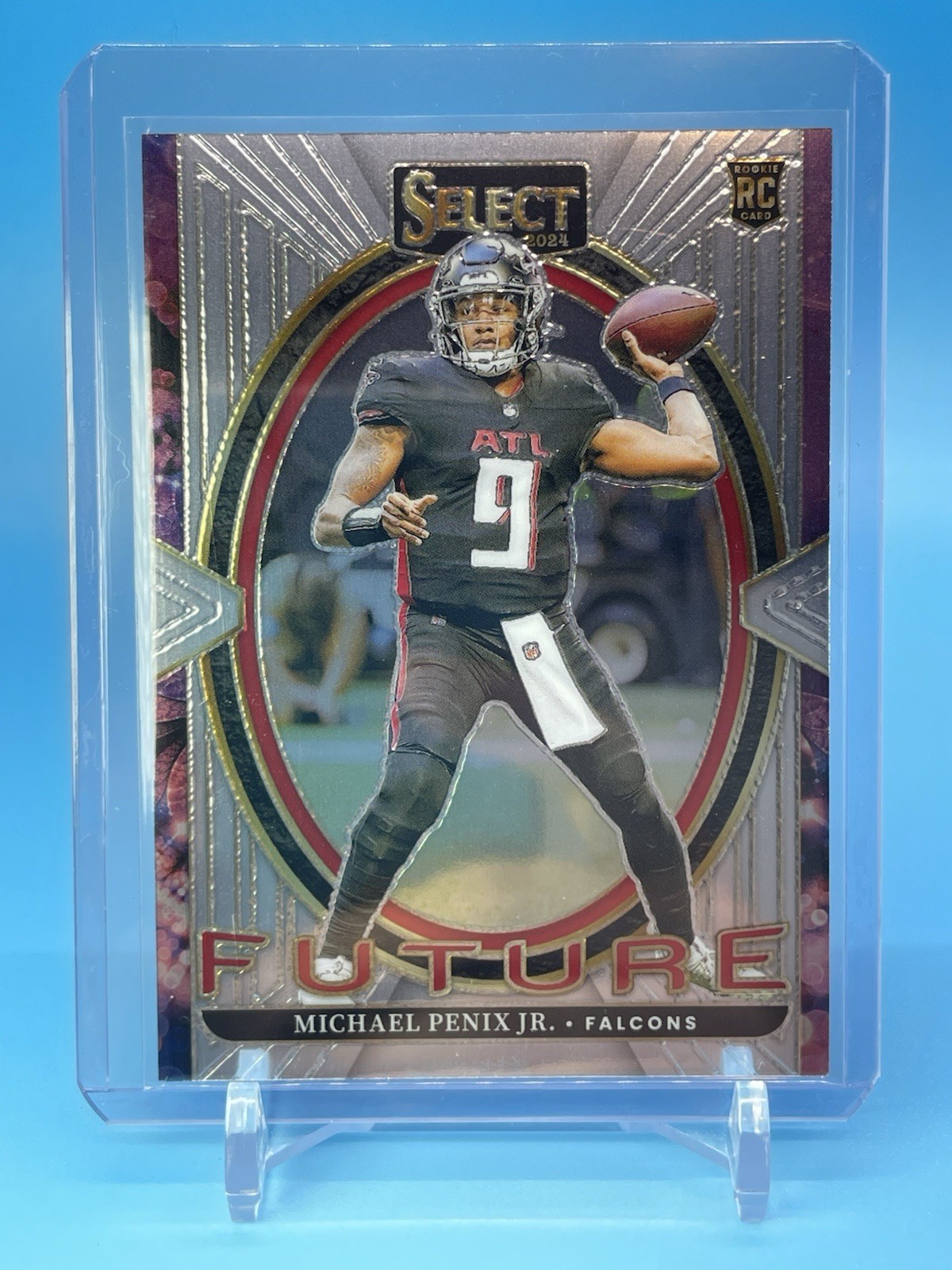 2024 Panini Select ~ MICHAEL PENIX JR. ~ Select Future RC #16 ~ Falcons 🔥
