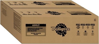 Pedigree Dogcare Hundefutter Adult Chunks Gelee Nassfutter 84er Pack 100g