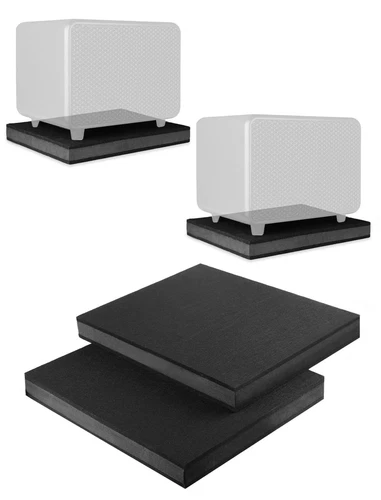 2-Pack for 8''- 10'' Studio Monitor Noise Isolation Pads Subwoofer Platform S...