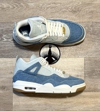 Nike Air Jordan 4 Retro TEX 'Worn Blue Denim' IB6716-100 Women  s 11.5, Men  s 10