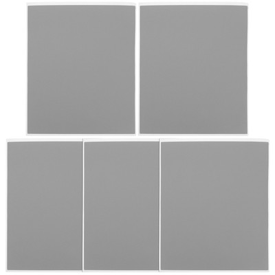  5 Sheets Scratch Off Coating DIY Decal Sealing Rubbelkarten-Aufkleber Etiketten