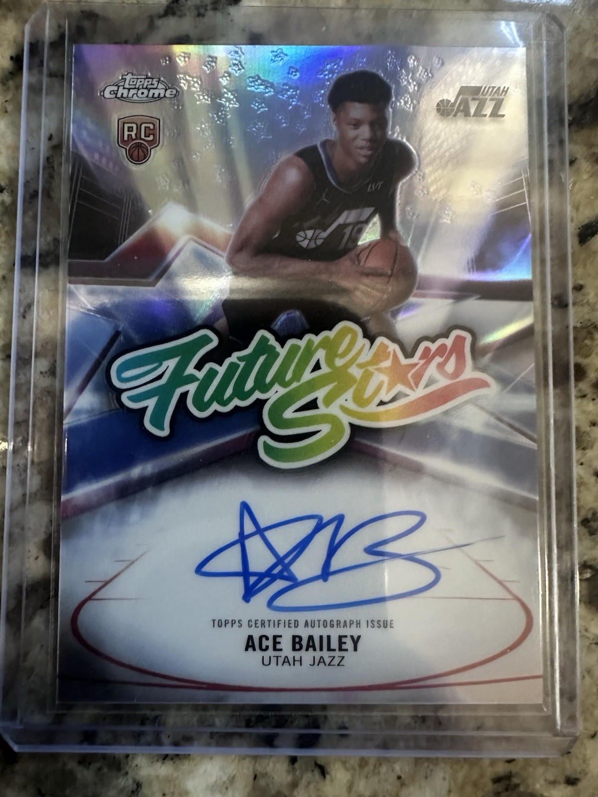 Ace Bailey Auto 🔥 2025–26 Topps Chrome Future Stars Refractor On-Card Autograph