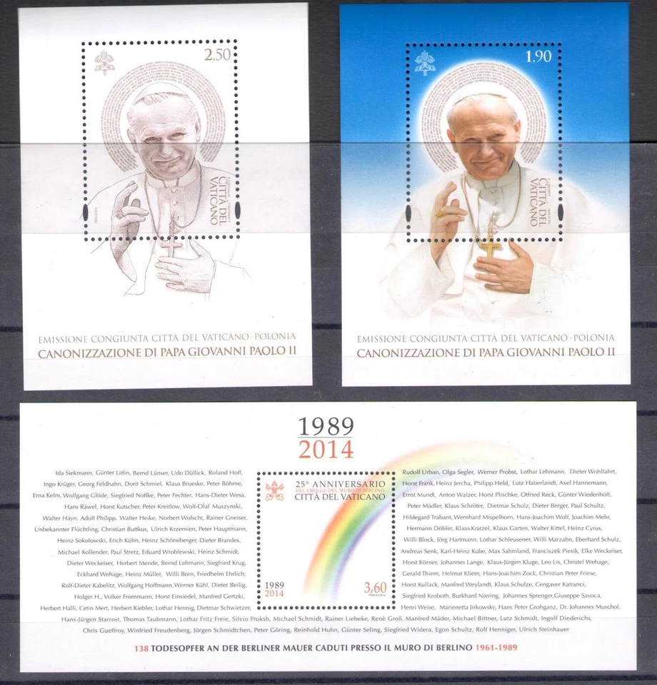 2014 Vatican, New Stamps, Complete Vintage, 26 Values + 5 Sheets + 1 Booklet - M - Image 2 of 4