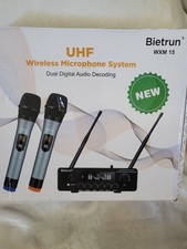 Bietrun WXM15 UHF Wireless Microphone Digital Audio Decoding
