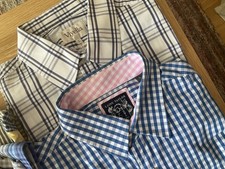 20 Mens Designer Short Sleeved Shirts Job Lot Mix Of Sizes -Ex Lg, Lg, 42 & 43