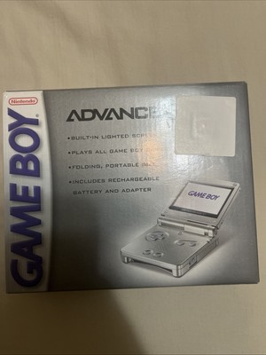 Nintendo Game Boy Advance SP Handheld System - Silver for sale