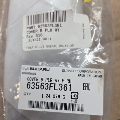 Genuine Subaru Applique 63563FL361