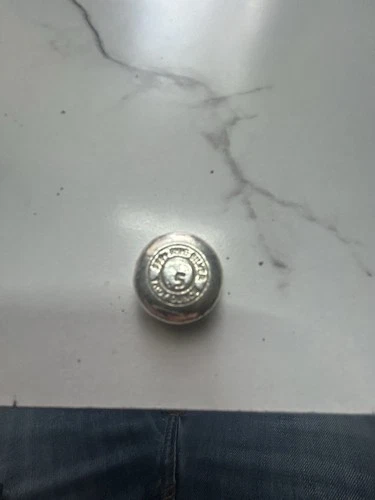 Yeagers Poured Silver (YPS) - 1/2 Troy Oz .999 Fine Silver Button Bar Round