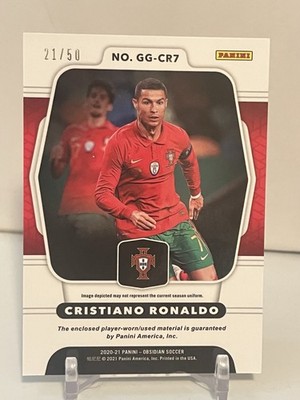 Cristiano Ronaldo Player Worn Patch /50 Portugal CR7 2020-21