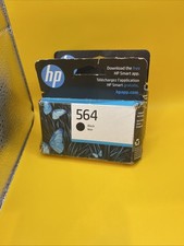 HP 564 CB316WN Black Ink Cartridge Exp: 12/2026, 12/2024 LOT OF 2