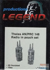 LEG3D003 1:35 Legend Thales AN/PRC 148 Radio Set (10 pcs)