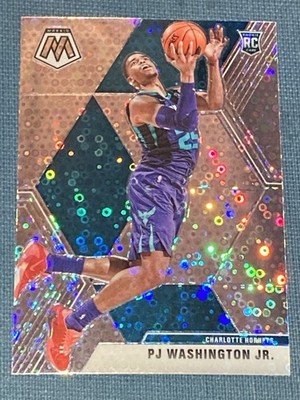 E1123 2019-20 Mosaic PJ Washington Silver Disco Prizm Rookie SP RC Variation