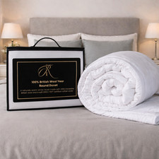 100% British Wool Year Round Duvet Natural Hypoallergenic Luxury Quilt