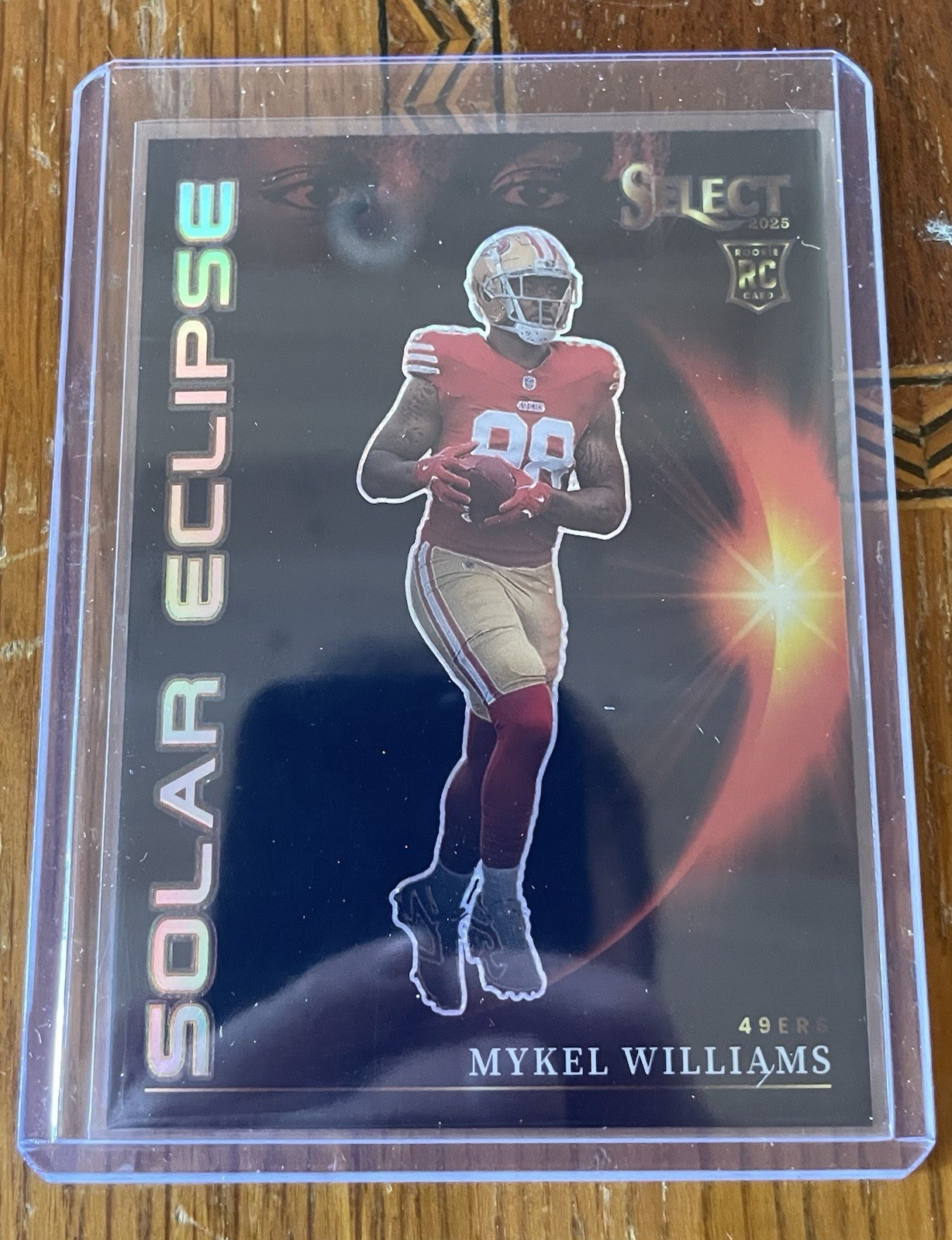 2025 Panini Select Solar Eclipse Rookie Mykel Williams  49ers SSP Case Hit!!!