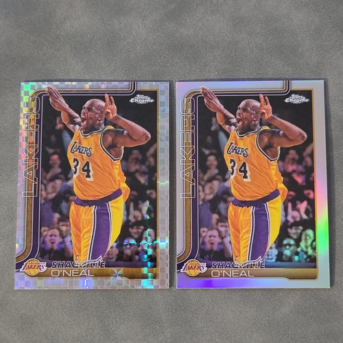 2025-26 Topps Chrome Update - Shaquille O'Neal X-Fractor and Refractor
