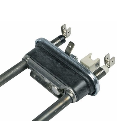 Heizelement wie Candy 41028717 mit Temperaturfühler für Waschmaschine