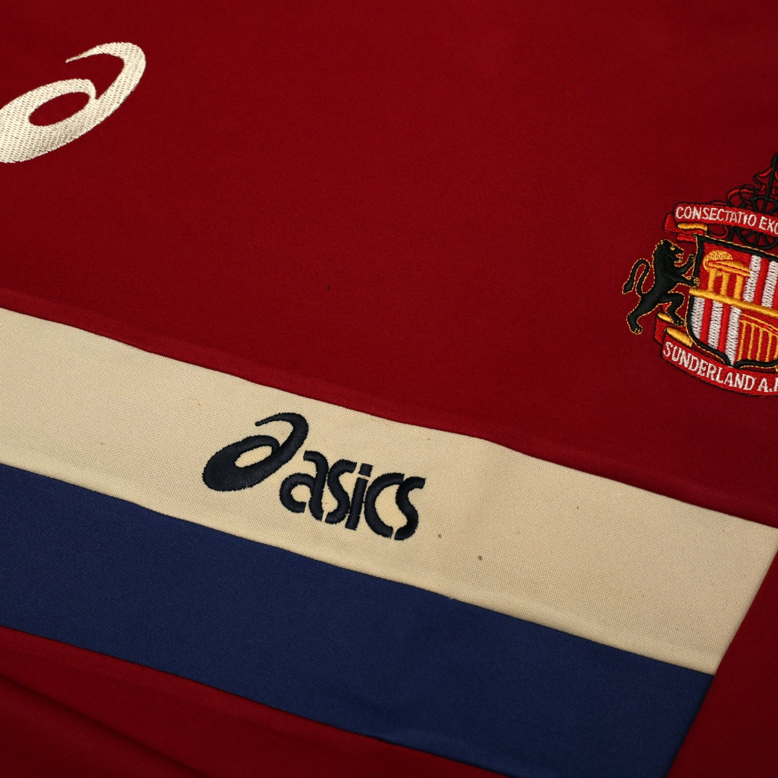 1997/99 Sunderland Vintage Asics Football Training Shirt (XL) thumbnail 7