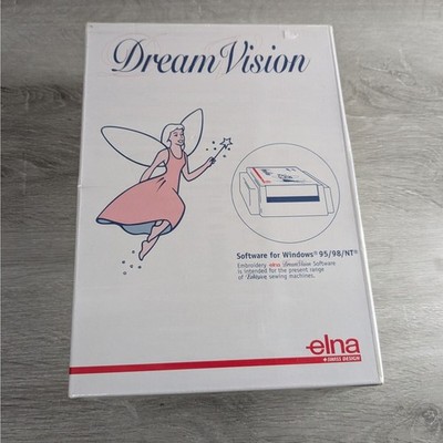 Elna Dream Vision Embroidery Software for Windows 95/98/NT - Unused, no Manual