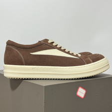 ️Rick Owens Brown suede Lace Up Mens Comfor...