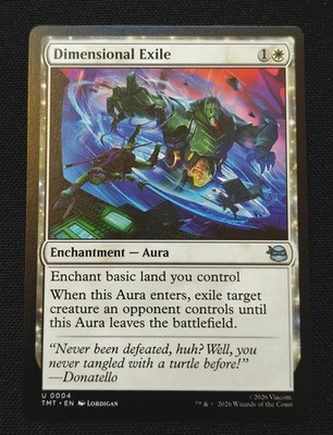 Dimensional Exile - TMT 4 - NM - EN - Uncommon - MTG Ninja Turtles