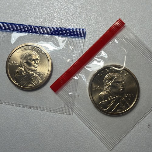 2006 P&D Sacagawea Dollars, Uncirculated In Mint Set Cello Free Shipping