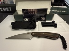 CRKT 2388 S.P.E.W. Alan Folts Design Fixed Blade Knife W/Sheath, New In Box
