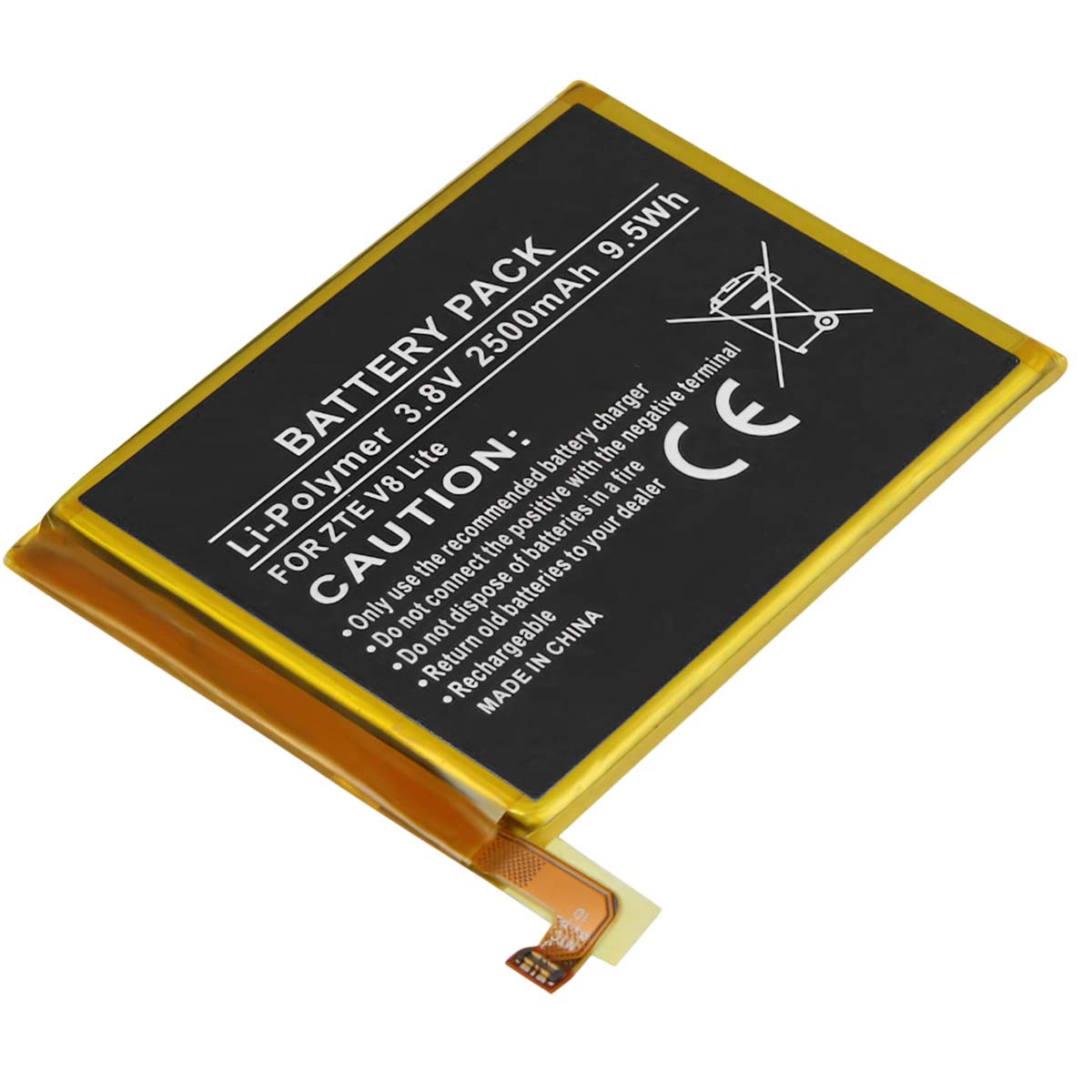 Batterie pour ZTE Blade V8 Lite Li-Polymère 3.8V 2500mAh accumulateur interne