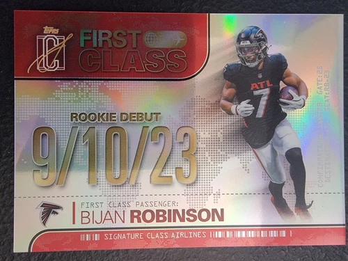 2025 Topps Signature Bijan Robinson Base (RAW)