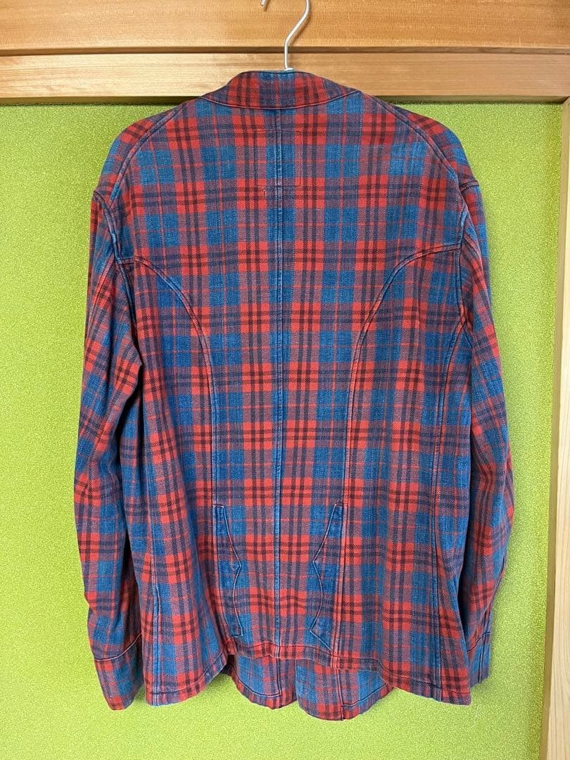 USED VISVIM COLLARLESS JACKET GOOD - image 3