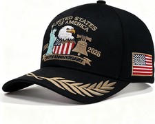 United States 250 Anniversary USA Hat 1776-2026 250th Anniversary USA Hat Adjust
