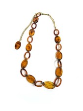 Vintage Lucite Hip Belt, Chain Belt, Gold Chain Belt, Vintage Tortoise Shell