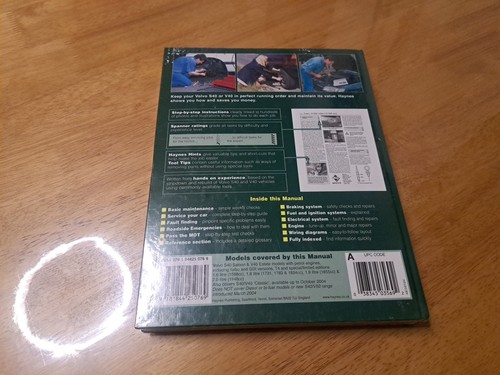 VOLVO S40 & V40 1996-2004 PETROL HAYNES WORKSHOP MANUAL 3569 BRAND NEW FREE P&P - Picture 2 of 7