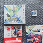 Nintendo Pokemon X 3DS Game, Manual, Club Nintendo Card, NTSC-U/C