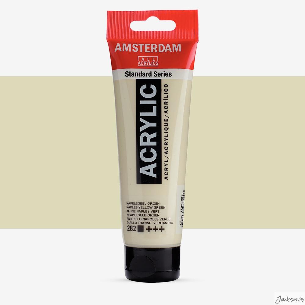 Royal Talens Amsterdam Standard Acrylic Paint 120ml Naples Yellow Green