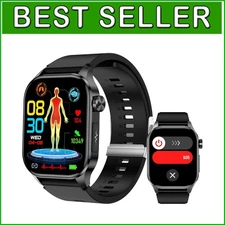 Comprehensive Health & Fitness Tracker: 2.04" AMOLED, Bluetooth, 150 Modes