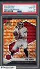 2021 PANINI MOSAIC REACTIVE ORANGE PRIZM #186 TOM BRADY BUCS SSP PSA 10 GEM MINT