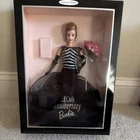 Vintage Mattel 40th Anniversary Barbie Doll 12 in Blonde Blue Eyes 1999 Boxed