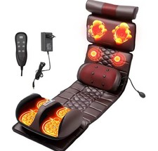 Shiatsu Massagematte Elektrisch mit Wärme Ganzkörper Massagegerät Fernbedi