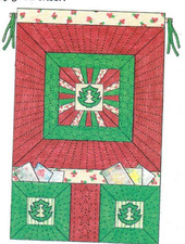 CHRISTMAS TREE BRIGHTS QUILT PATTERN COMPLETE WITH PLASTIC TEMPLATES
