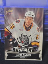 19-20 Upper Deck AHL Lucas Elvenes AHL Impact 🚨🚨🚨 Chicago Wolves