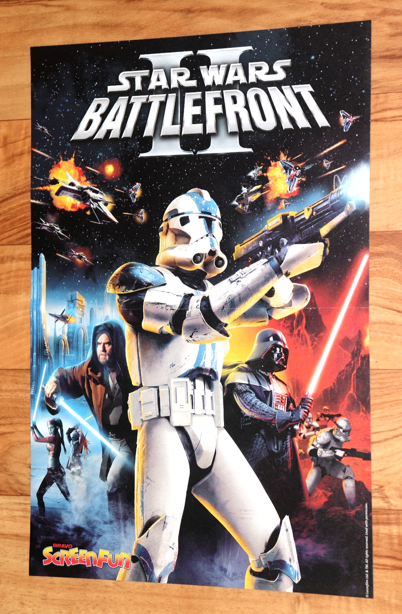 Final Fantasy XII / Star Wars Battlefront II Rare Vintage PS2