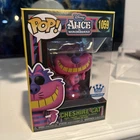 Funko Pop Vynl Disney Alice In Wonderland Cheshire Cat Black Light Funko Exclu.
