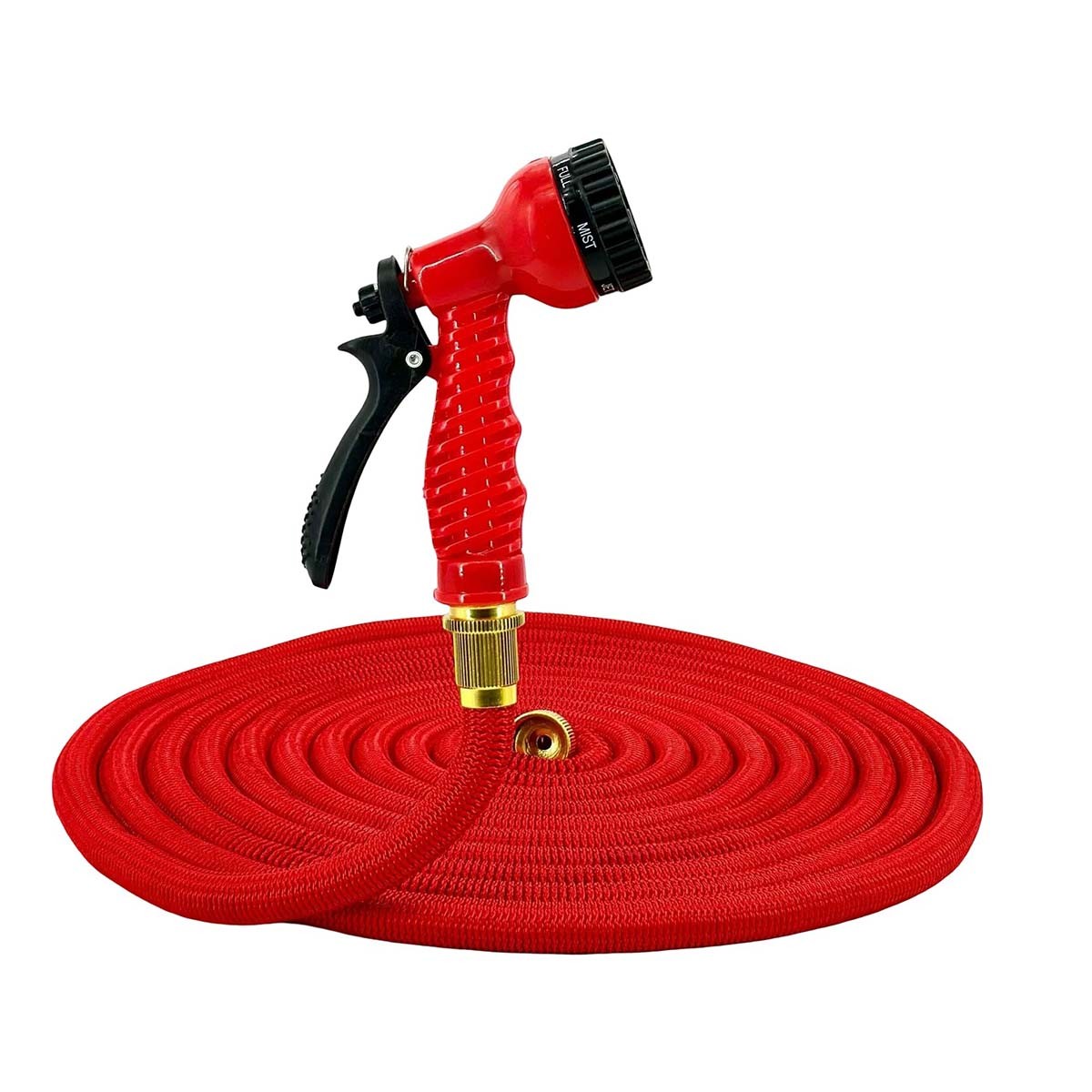 Tuyau d arrosage extensible 75m vert en latex pour jardin