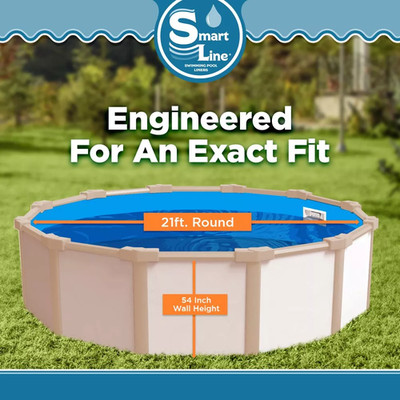 Smartline 21' x 54'' Round Swimming Pool 20 Gauge Overlap Liner - Choose Pattern