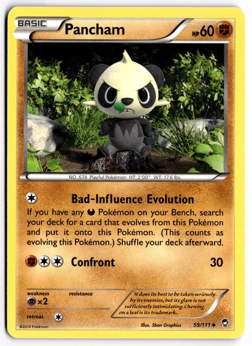 Pancham 59/111 XY - Furious Fists Uncommon