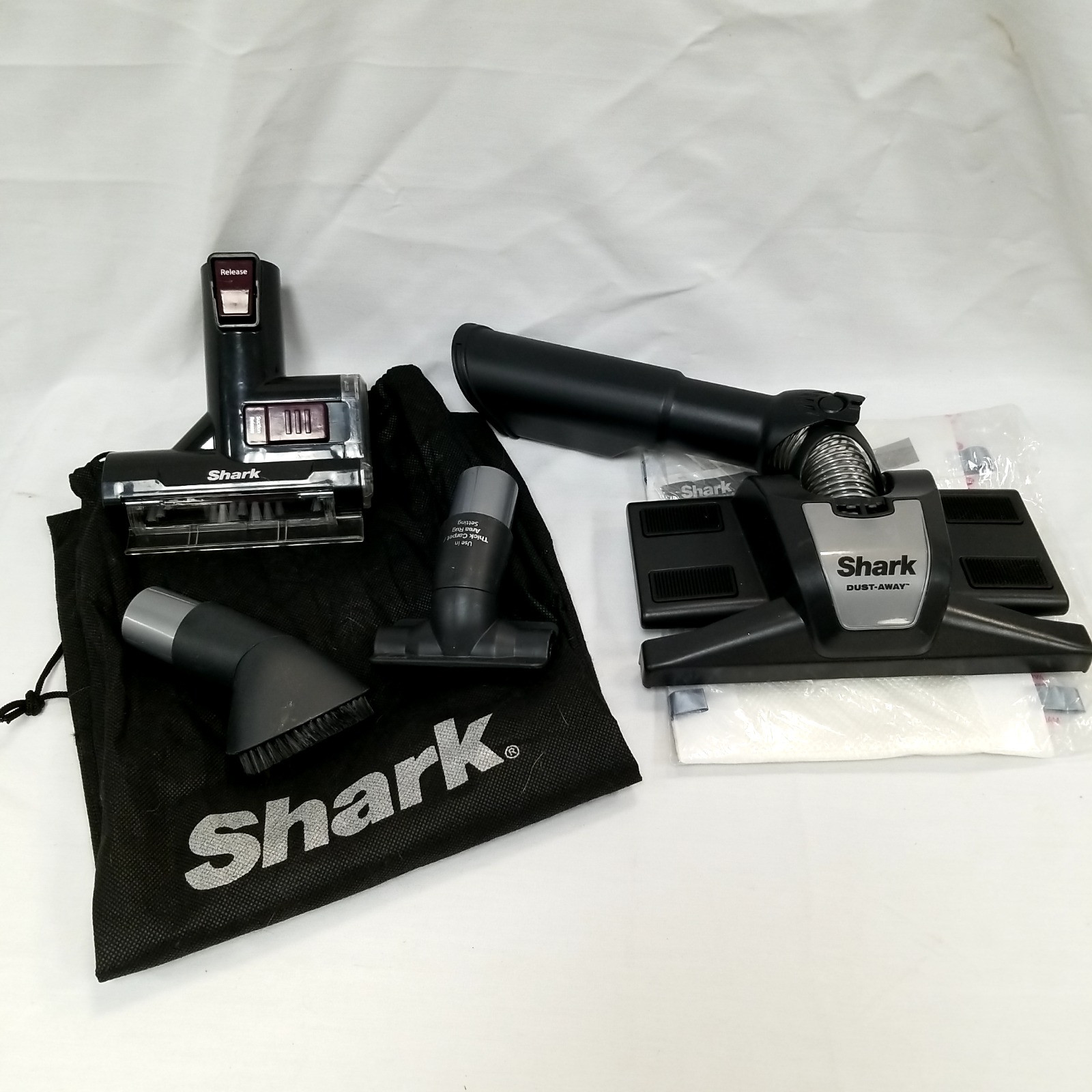 Shark Vacuum Attachments Mixed Lot Motorized True Pet Dust Away Brush Heads Pad-image