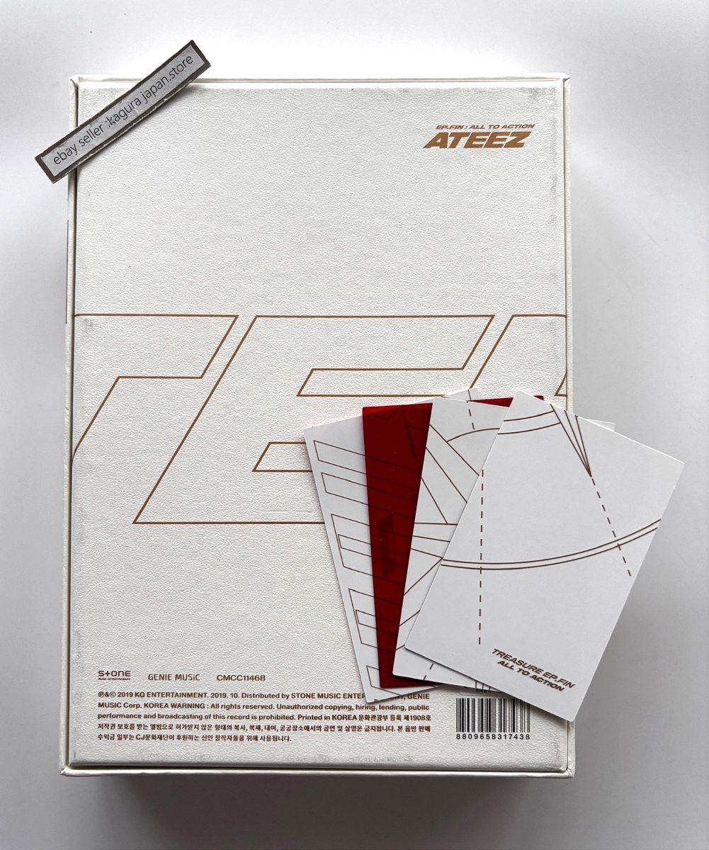ATEEZ ジョンホ　 TREASURE ALL TO ACTION タワレコ ATEEZ [JONGHO] TREASURE EP.FIN All To Action Z ver. CD + Photocard