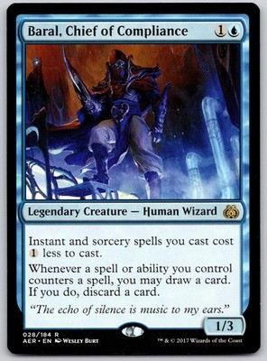 Baral, Chief of Compliance 28 Rare Aether Revolt Magic: The Gathering LP