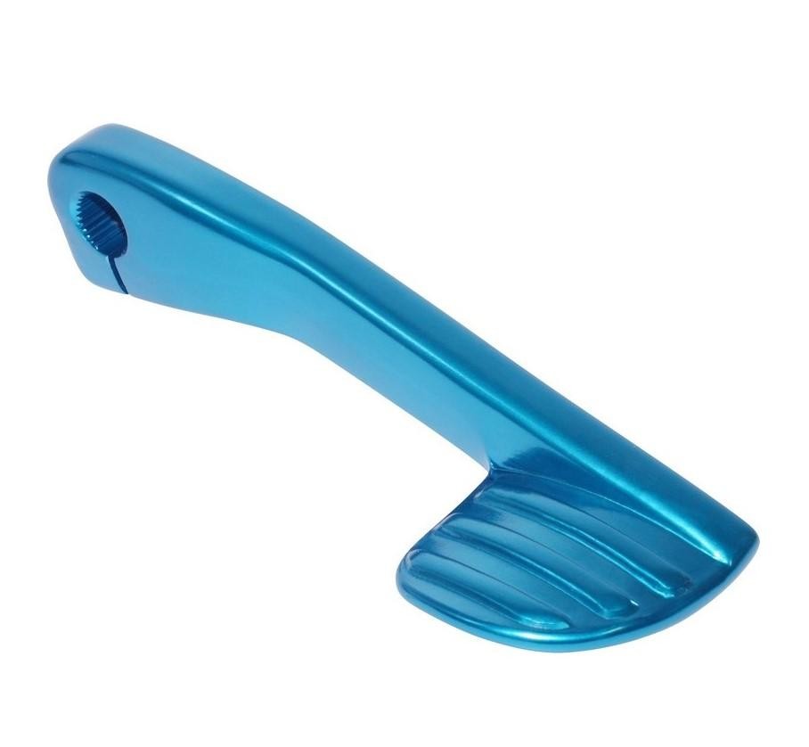 Béquille latérale alu bleu pour MBK Booster et Yamaha Bws 50cc